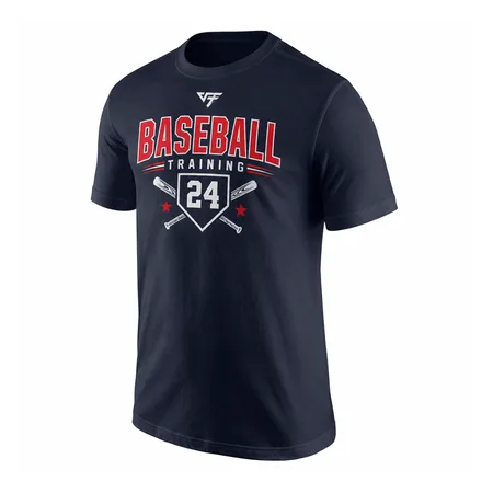 Navy Baseball Training practice t-shirt with crossed bats